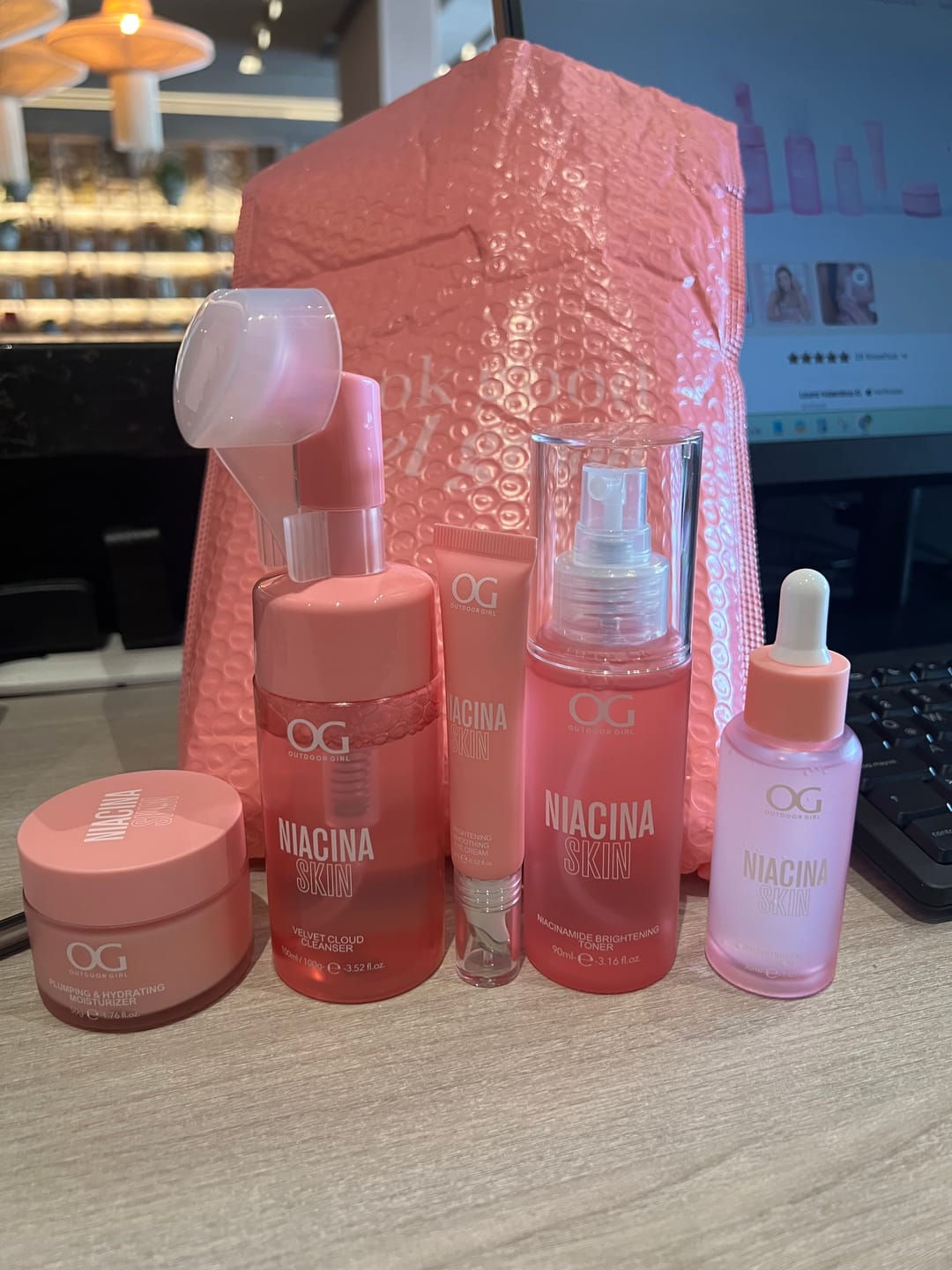 Customer photo review of KIT DE NIACINAMIDA X5 PRODUCTOS