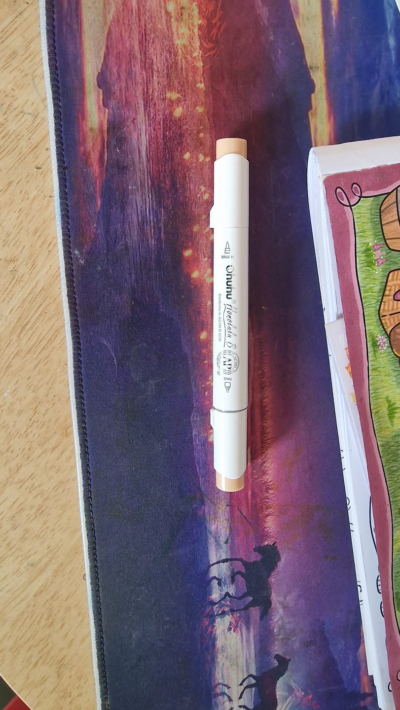 Customer photo review of Ohuhu Honolulu B E46 (Replace E220) Individual Marker, Brush & Fine