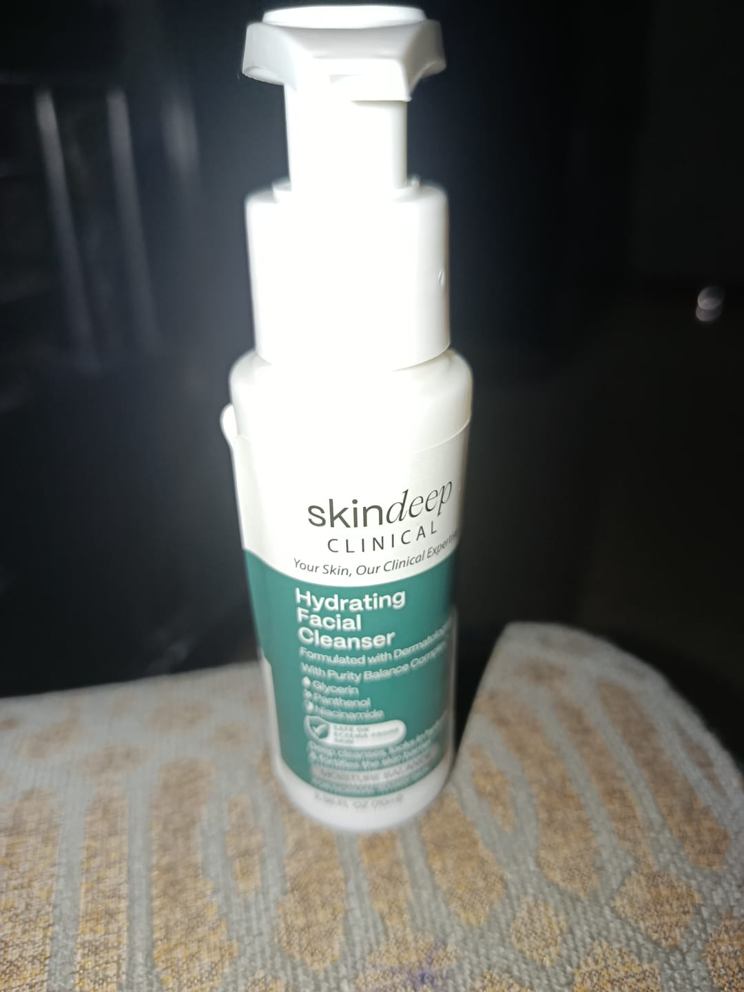 Customer photo review of Hydrating Facial Cleanser
