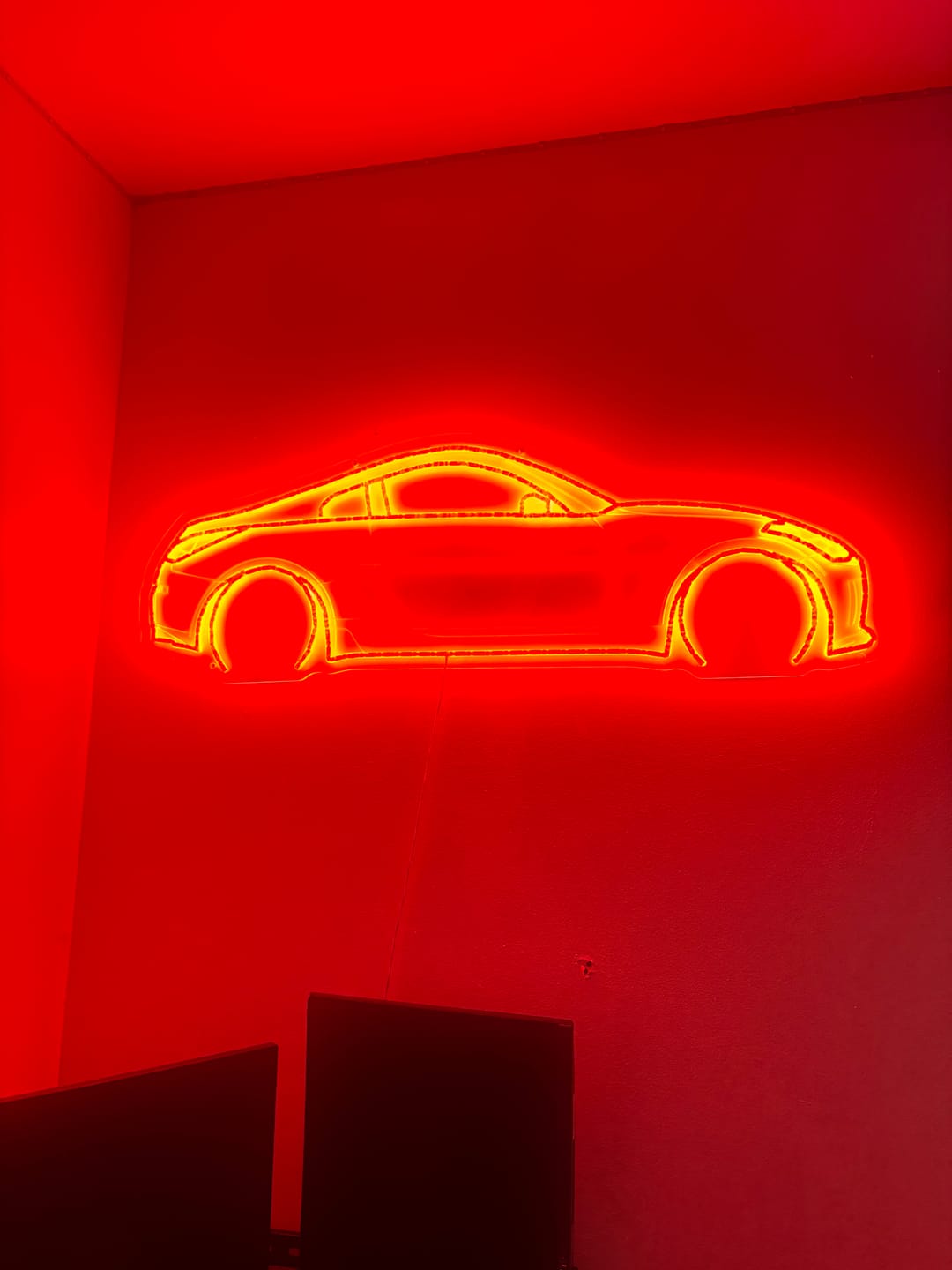 Customer photo review of Your Custom Car Led Silhouette
