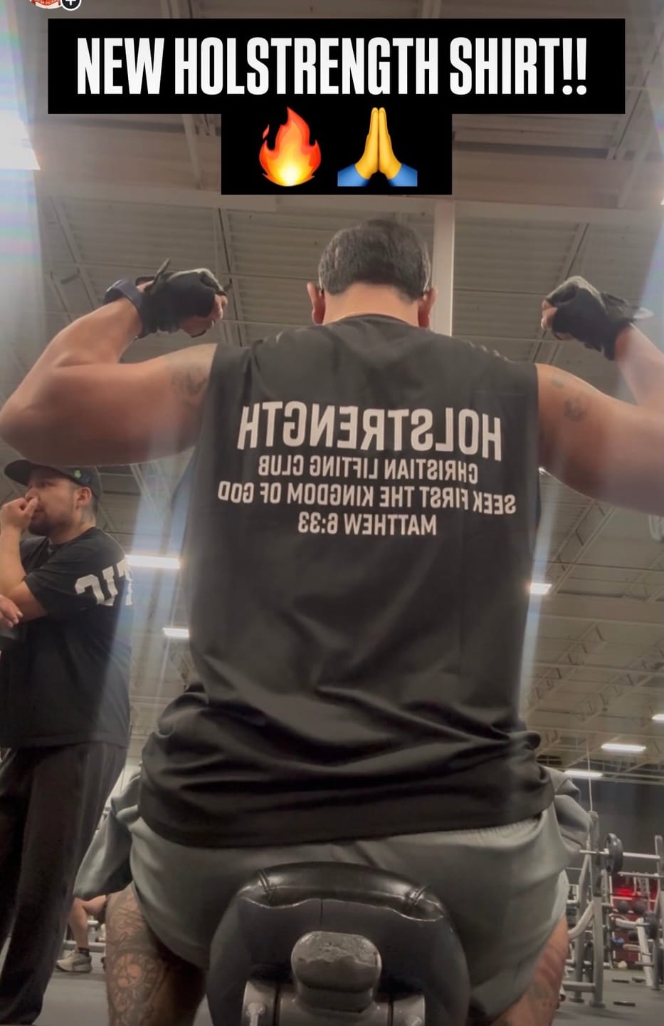 Customer photo review of Christian Lifting Club Premium Oversized Tank
