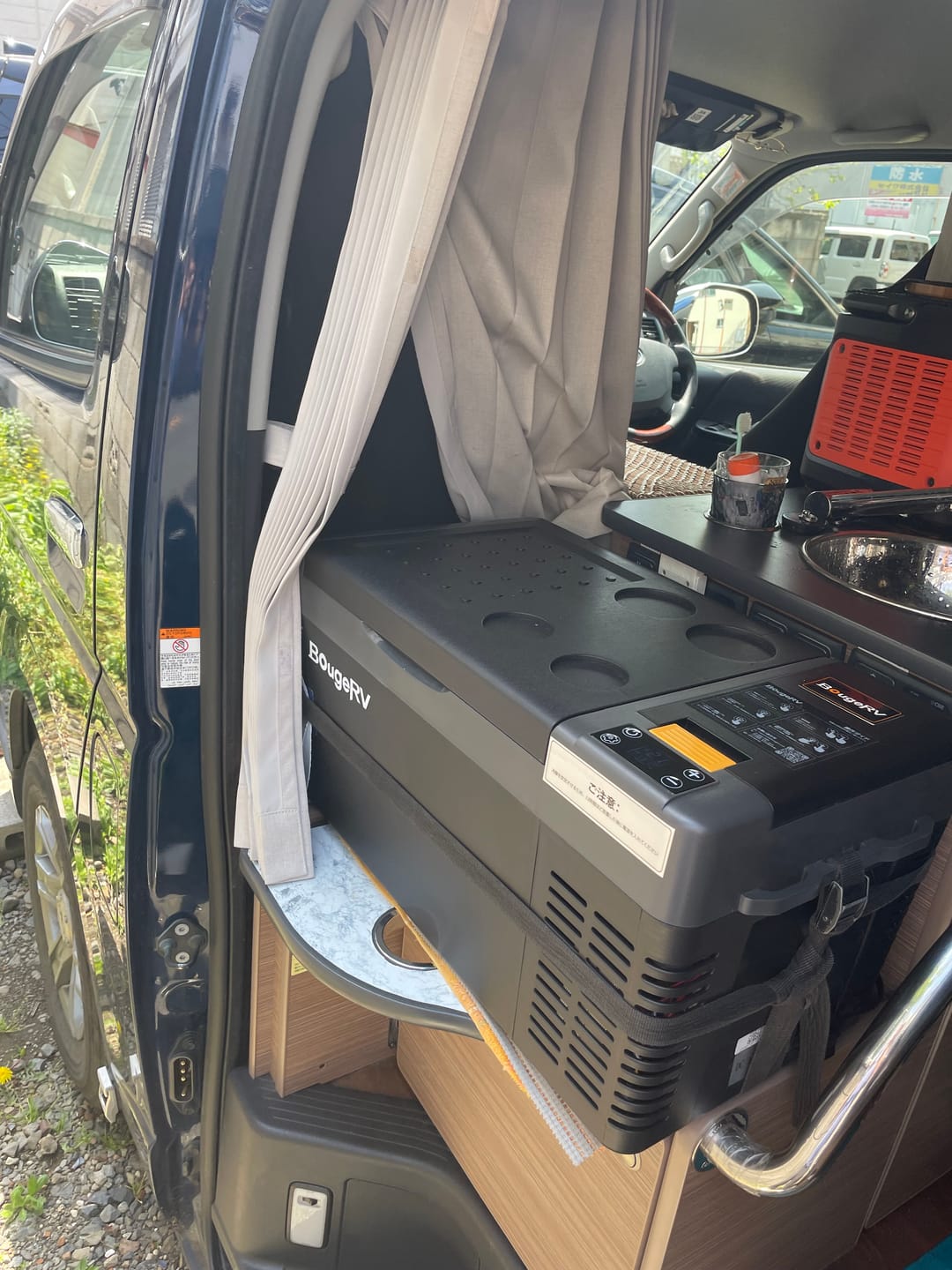 Customer photo review of BougeRV CR Pro ポータブル冷蔵庫 | バッテリー内蔵可能・急速冷凍 20L