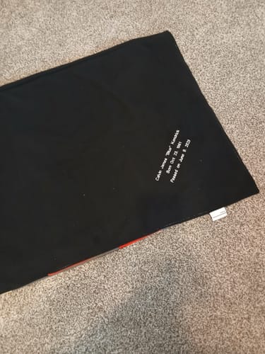Customer photo review of Classic T-Shirt Blanket