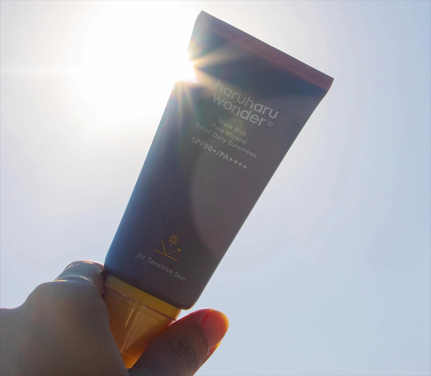 Customer photo review of Haruharu Wonder Black Rice Pure Mineral Daily Sunscreen Spf 50+