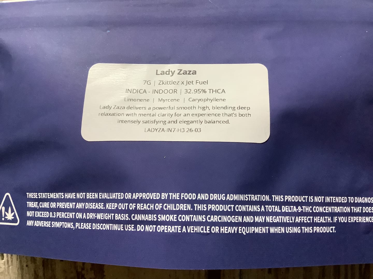 Customer photo review of Lady Zaza