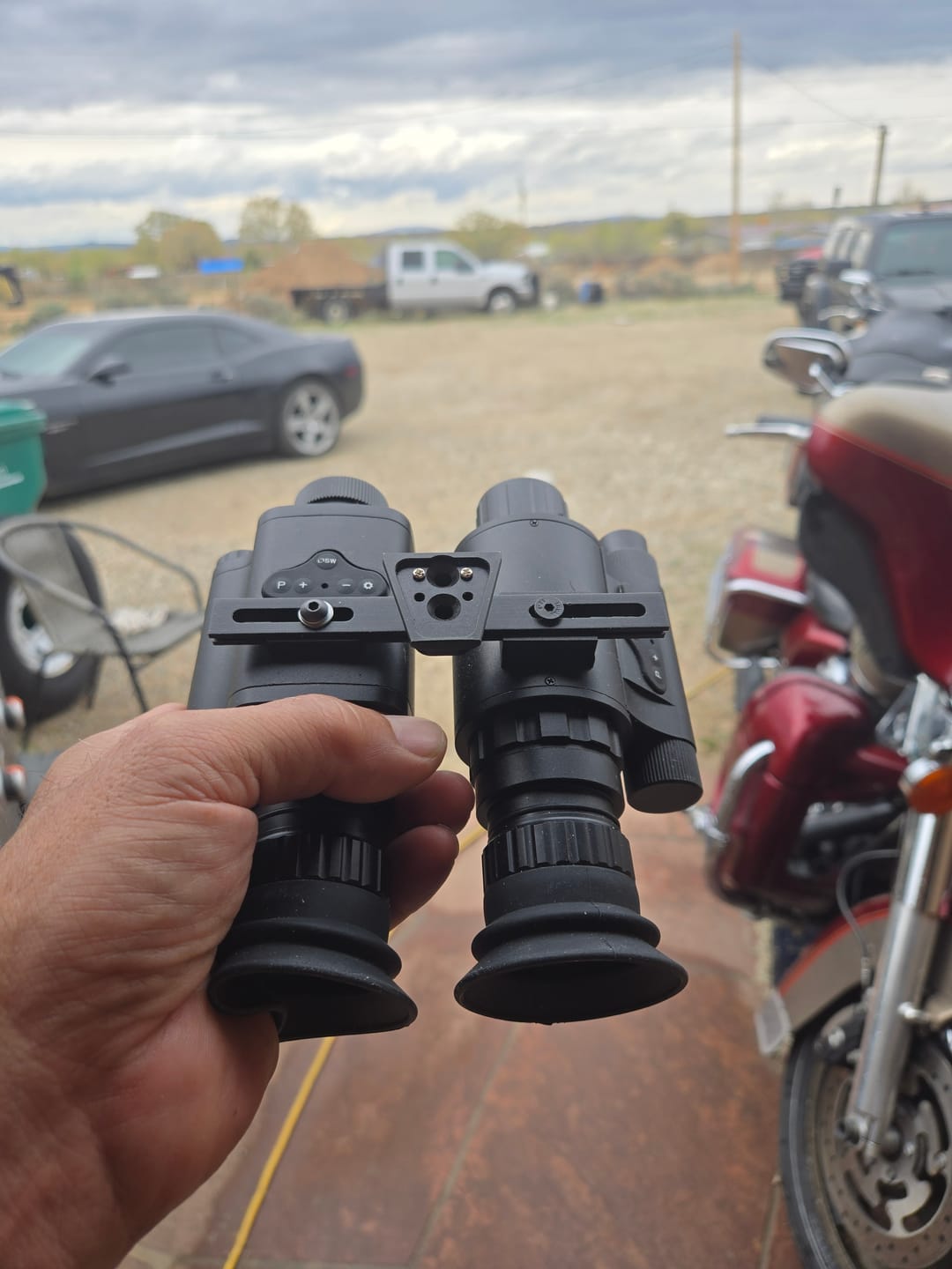 Customer photo review of [NEW] HEAT Thermal / VIPER Night Vision Goggles Bridgeable Monoculars