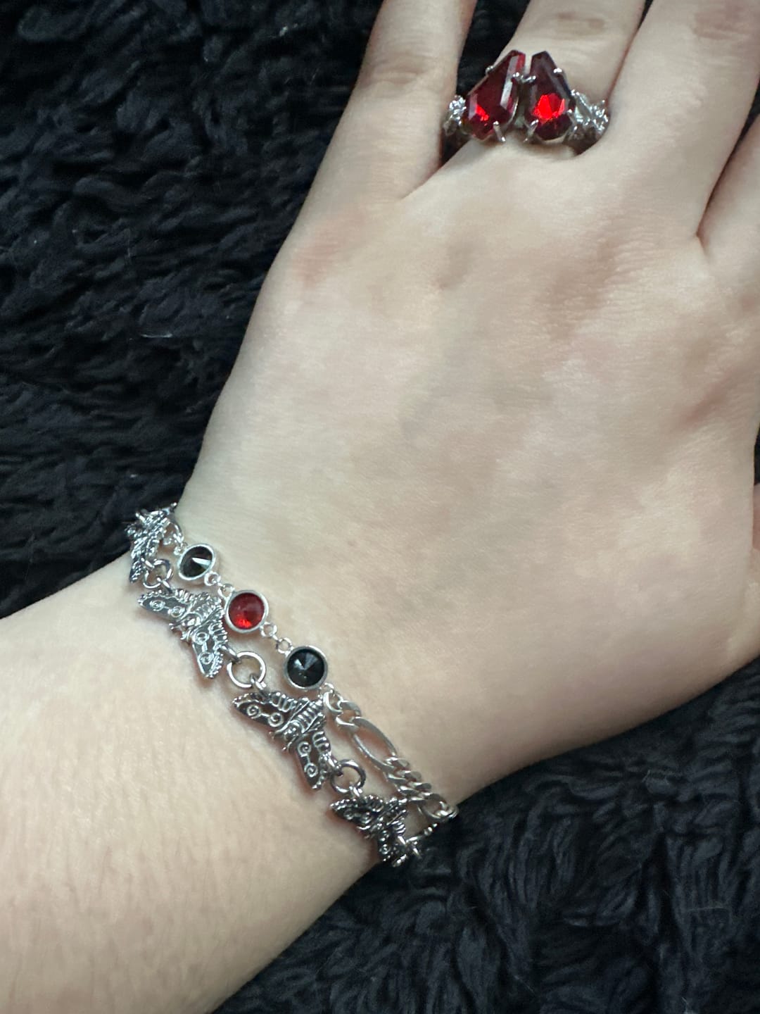 Customer photo review of MOTH BRACELET