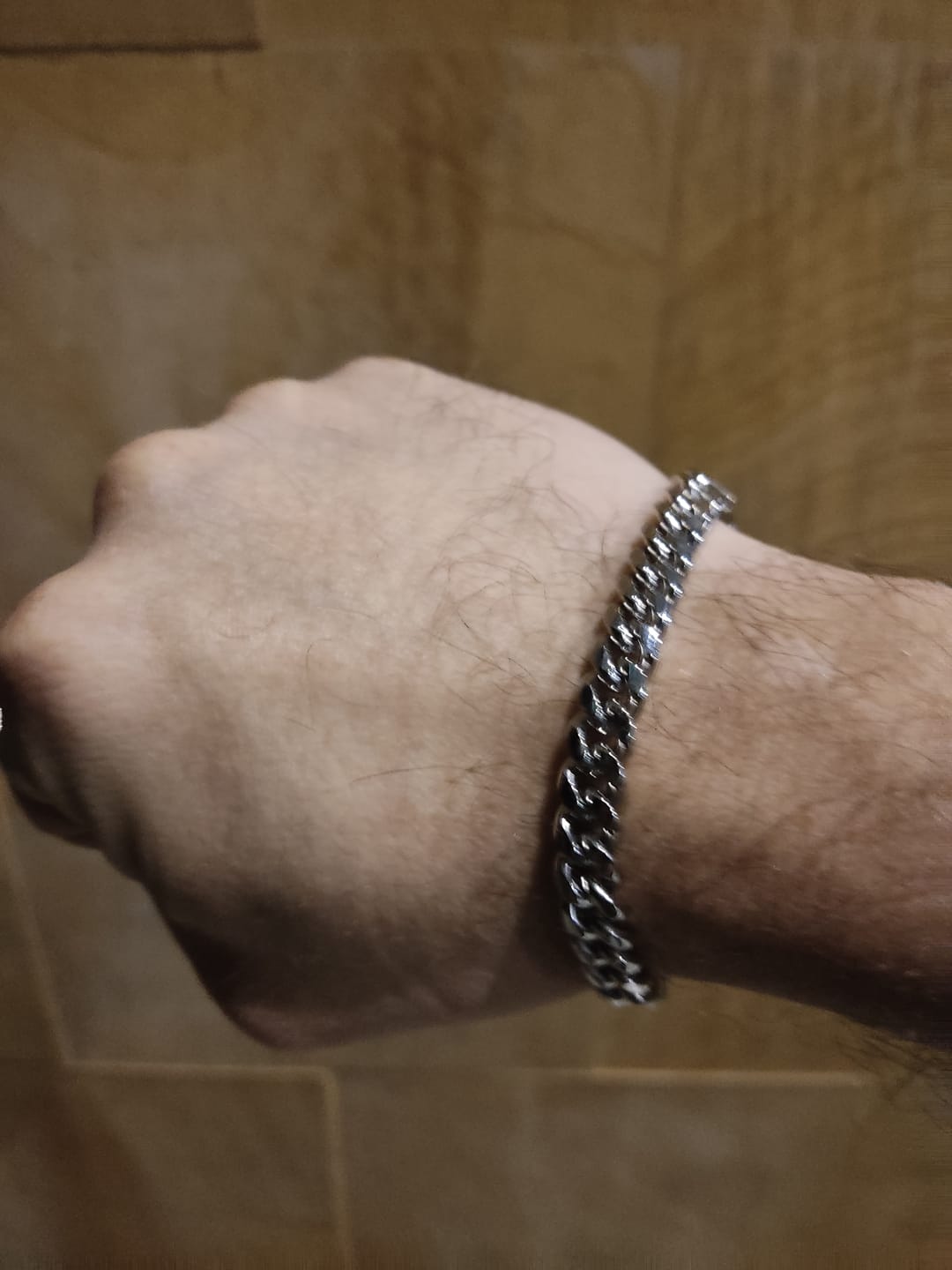 Customer photo review of Pulsera Cuban 8mm