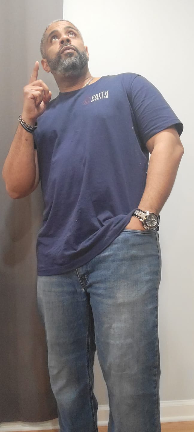 Customer photo review of Faith Over Fear Shirt