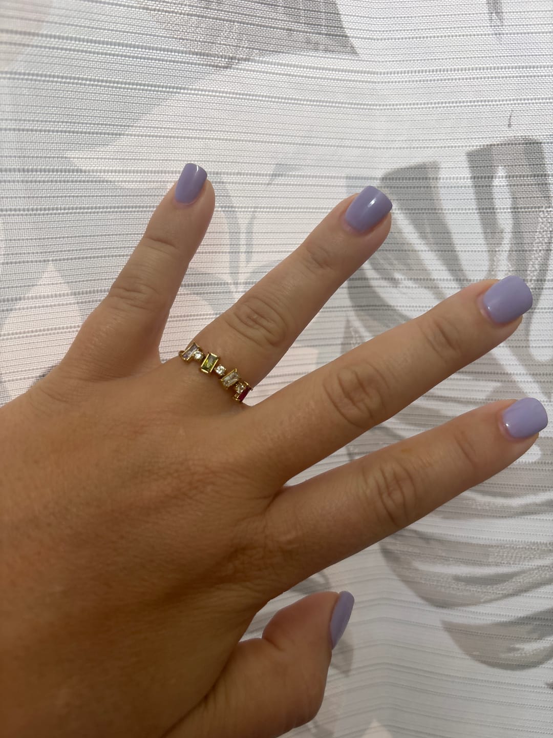 Customer photo review of Crystal Adeline Ring