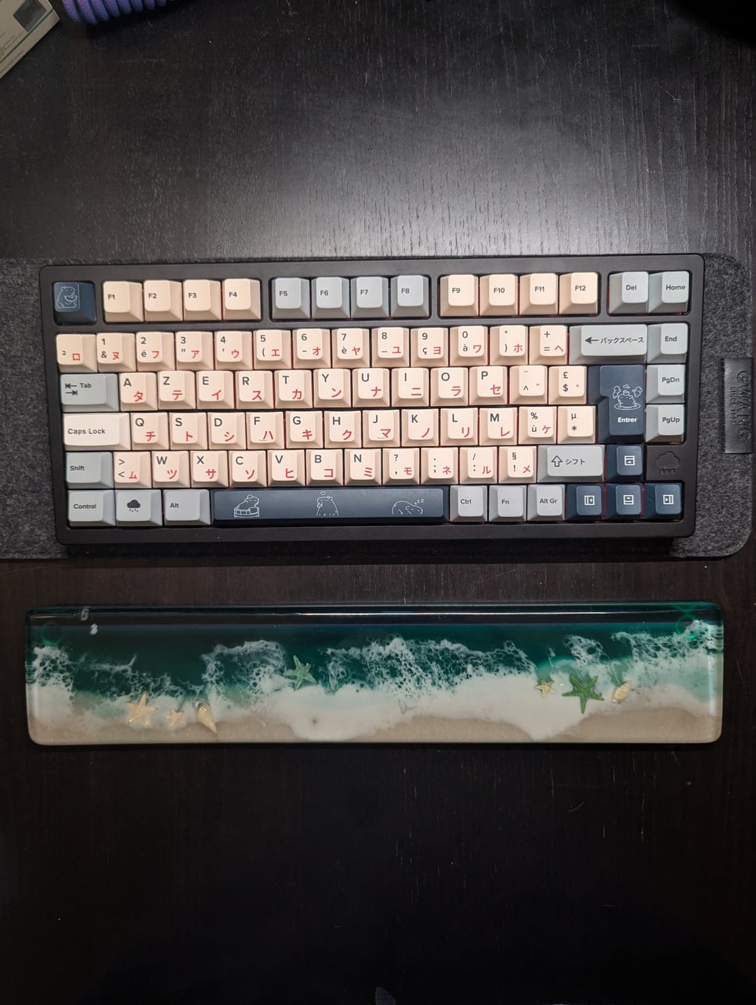 Customer photo review of Wobkey Rainy 75 Pro RGB – 75% Mechanical Keyboard (UK ISO)