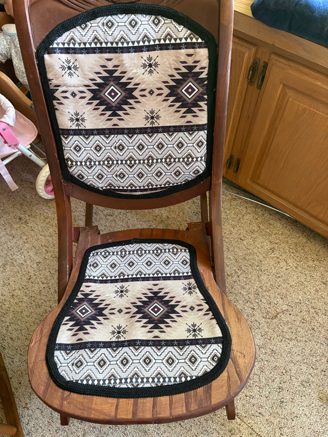 Customer photo review of Kiki 3/4" Classic Woven Braid Gimp Trim (Sold by the Yard)