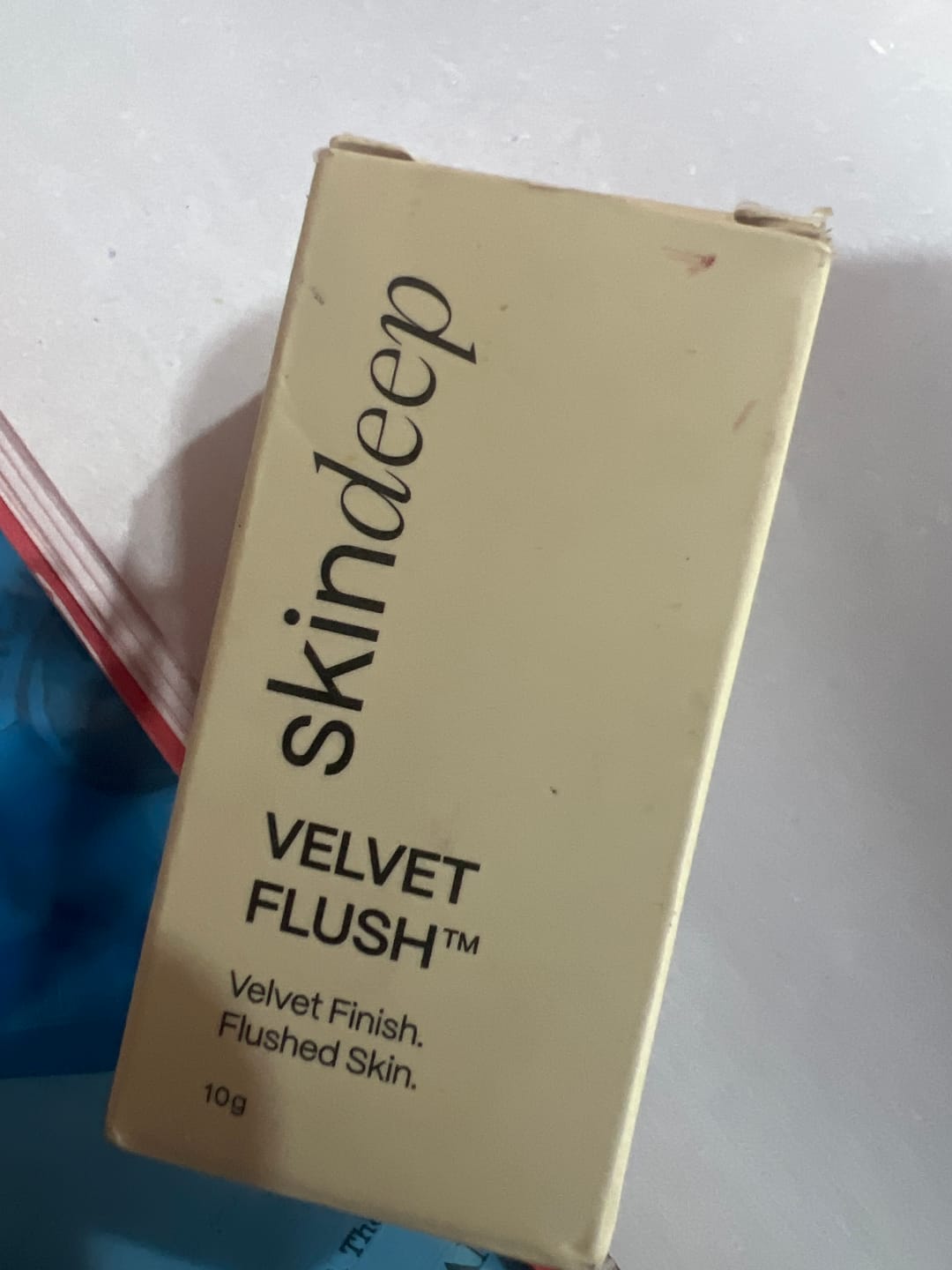 Customer photo review of VELVET FLUSH - Lip+Cheek Blush