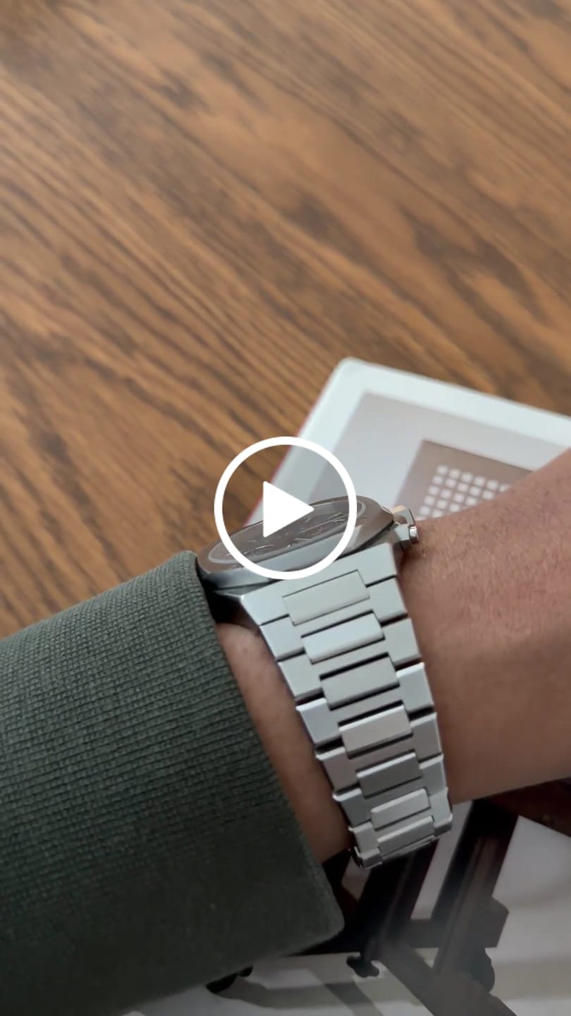Customer video review of Chronograph 001: Steel/Carribean