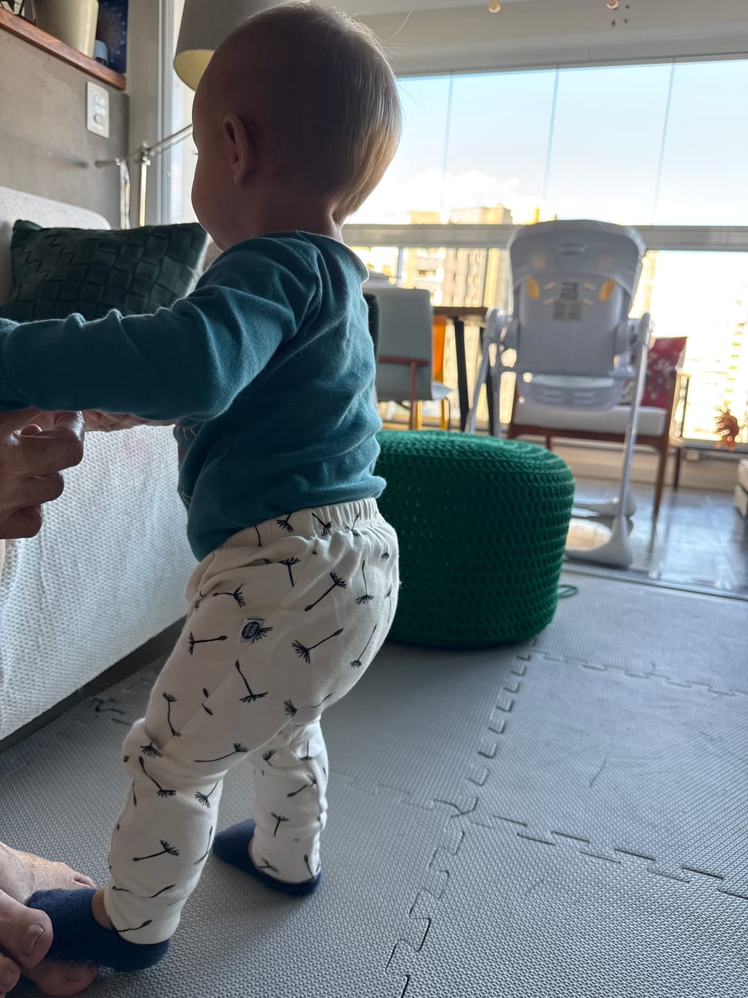 Customer photo review of Calça de Bebê Harém Unissex | Seagulls