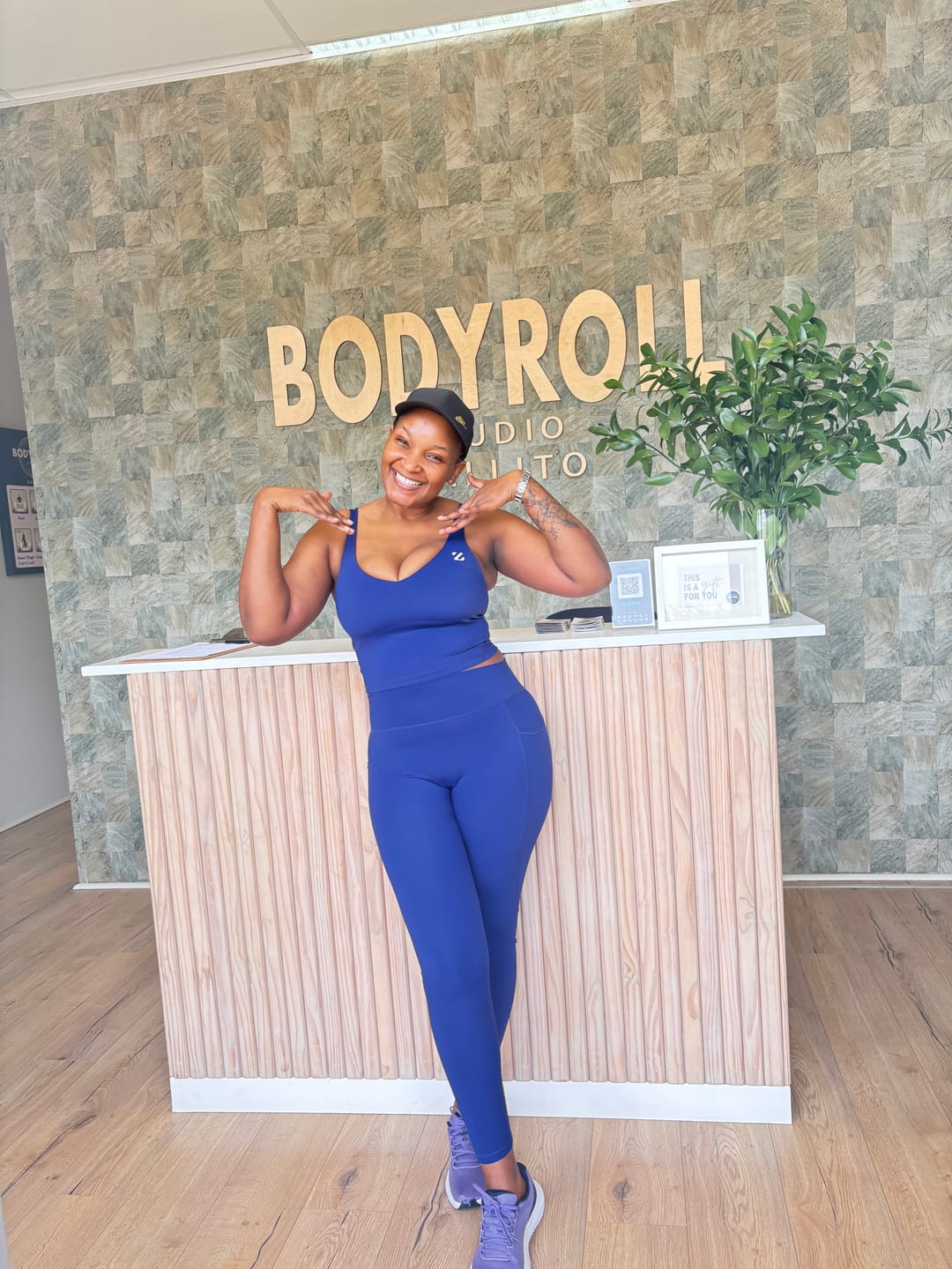 Customer photo review of U-shaped Cut Energy Longline Sports Bra