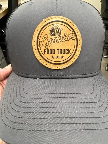 Customer photo review of Richardson 112 Custom Leather Patch Hat