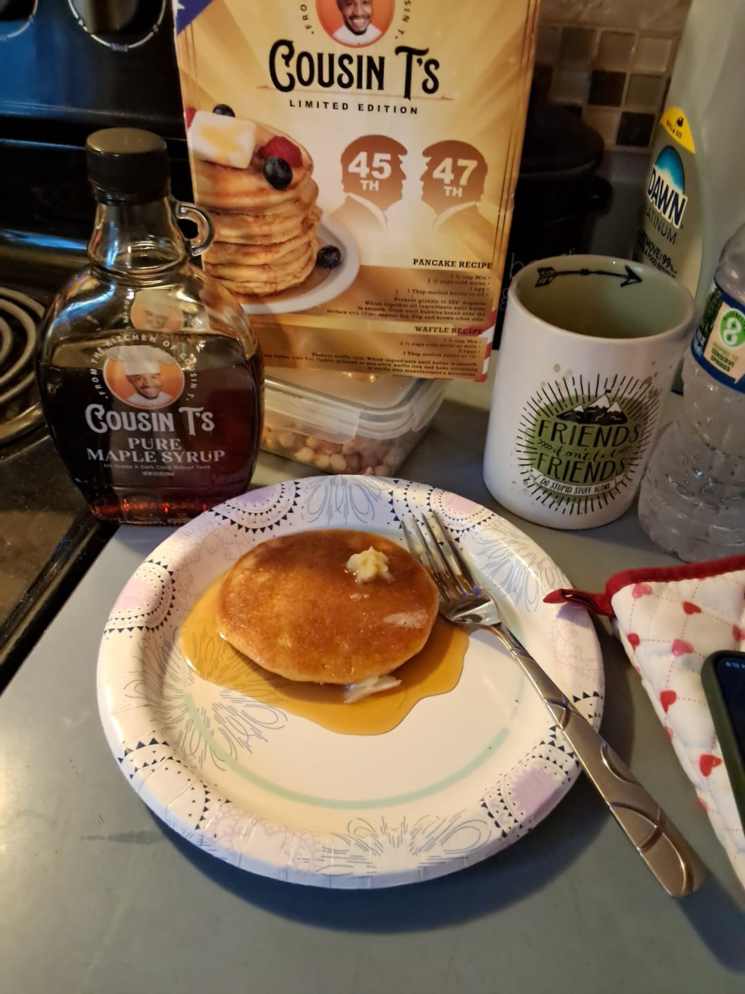 Customer photo review of Cousin T's Gourmet King Trump Fried Chicken Mix