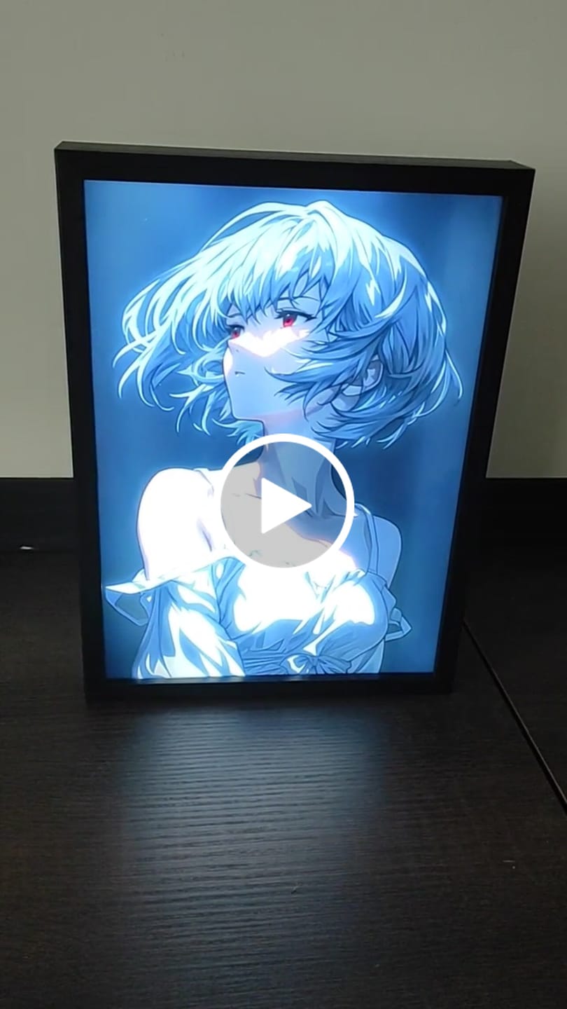 Customer video review of Anime Acrylic Panel – For Light Painting