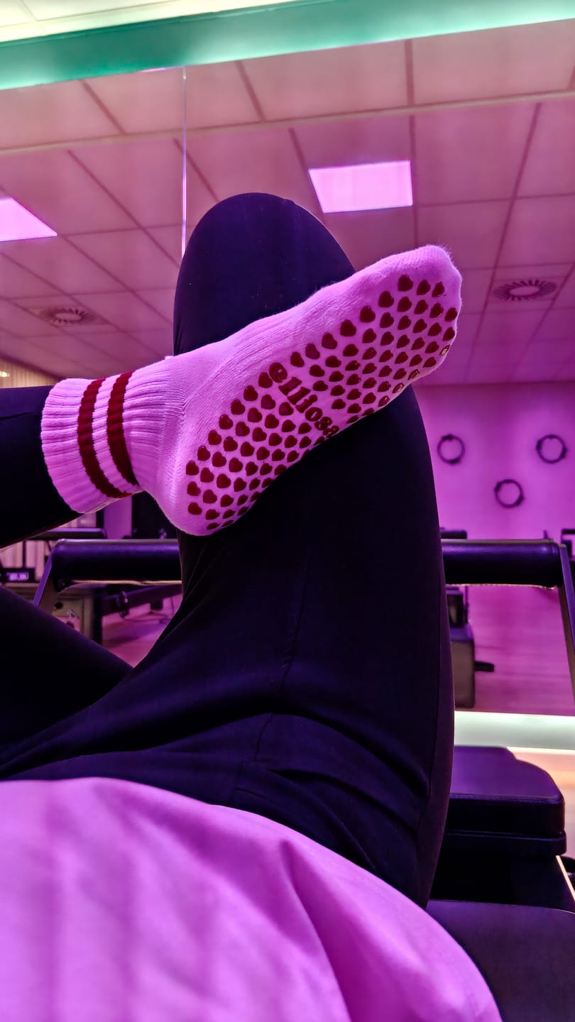 Customer photo review of Dual-Direction Grip Stripes - Soft Pink
