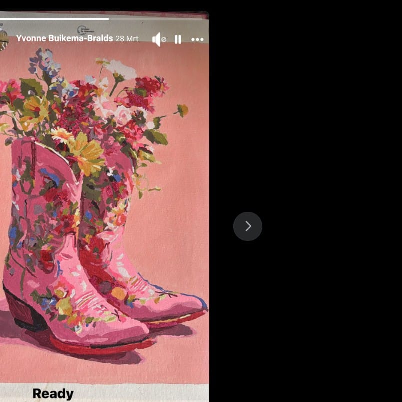 Customer photo review of Cowboylaarzen met bloemen
