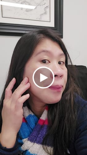 Customer photo review of Korean Collagen Night Wrapping Mask