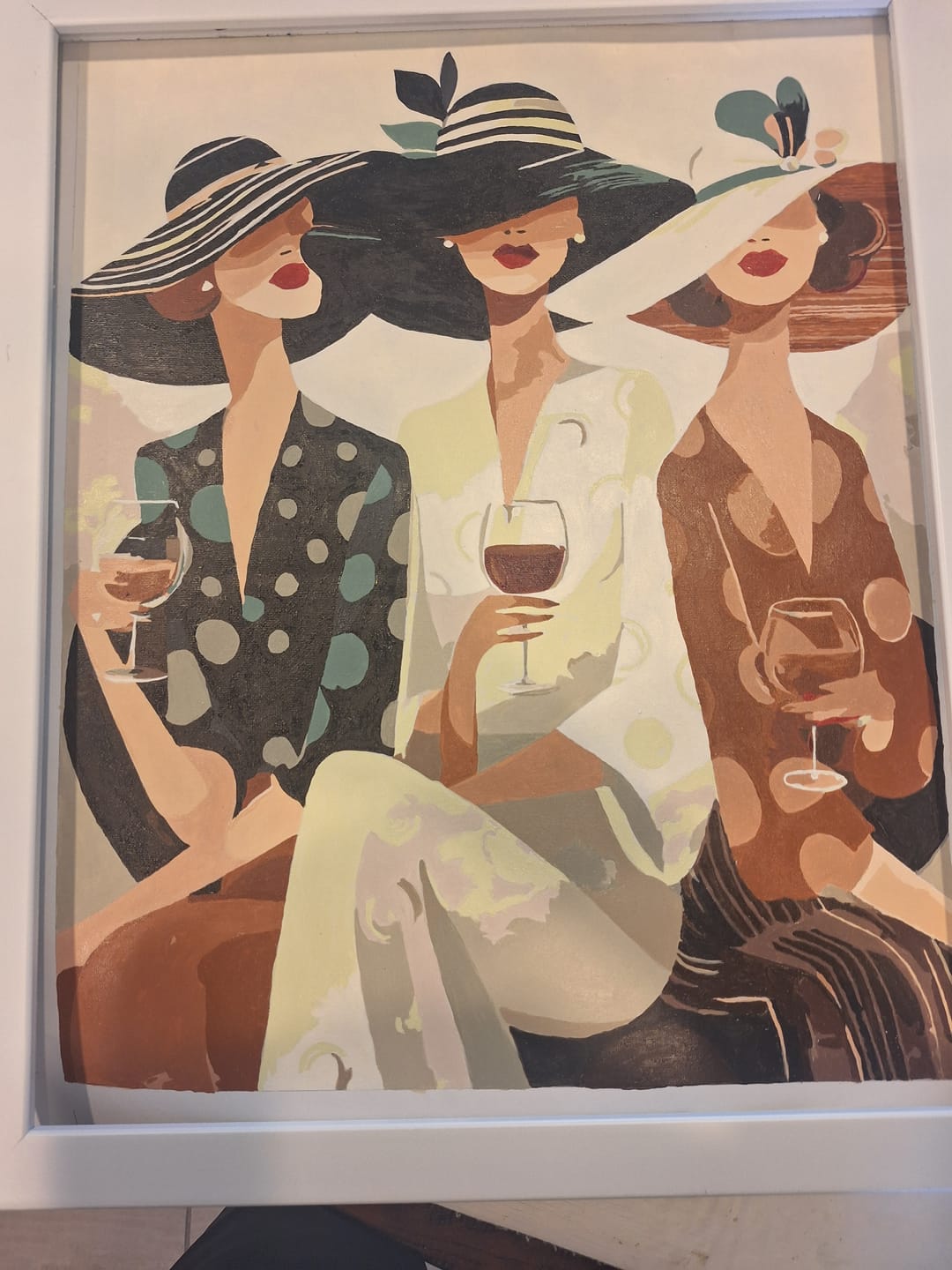 Customer photo review of Wine time | Paint by Number