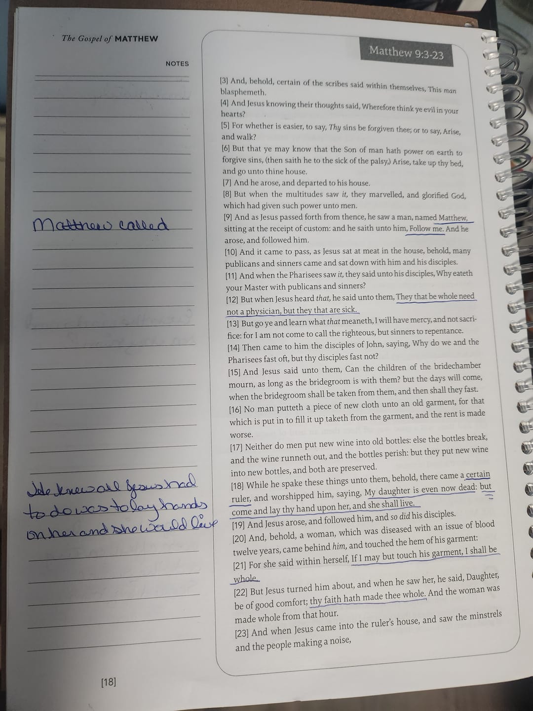 Customer photo review of Spiral Bible™ - KJV - New Testament - Floral