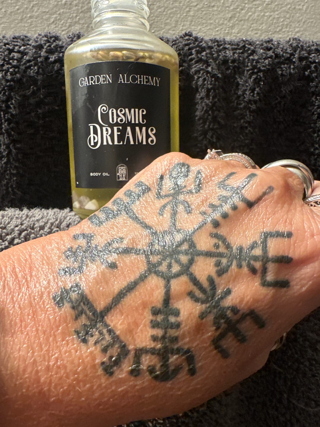 Customer photo review of COSMIC DREAMS W/MAGNESIUM BODY OIL