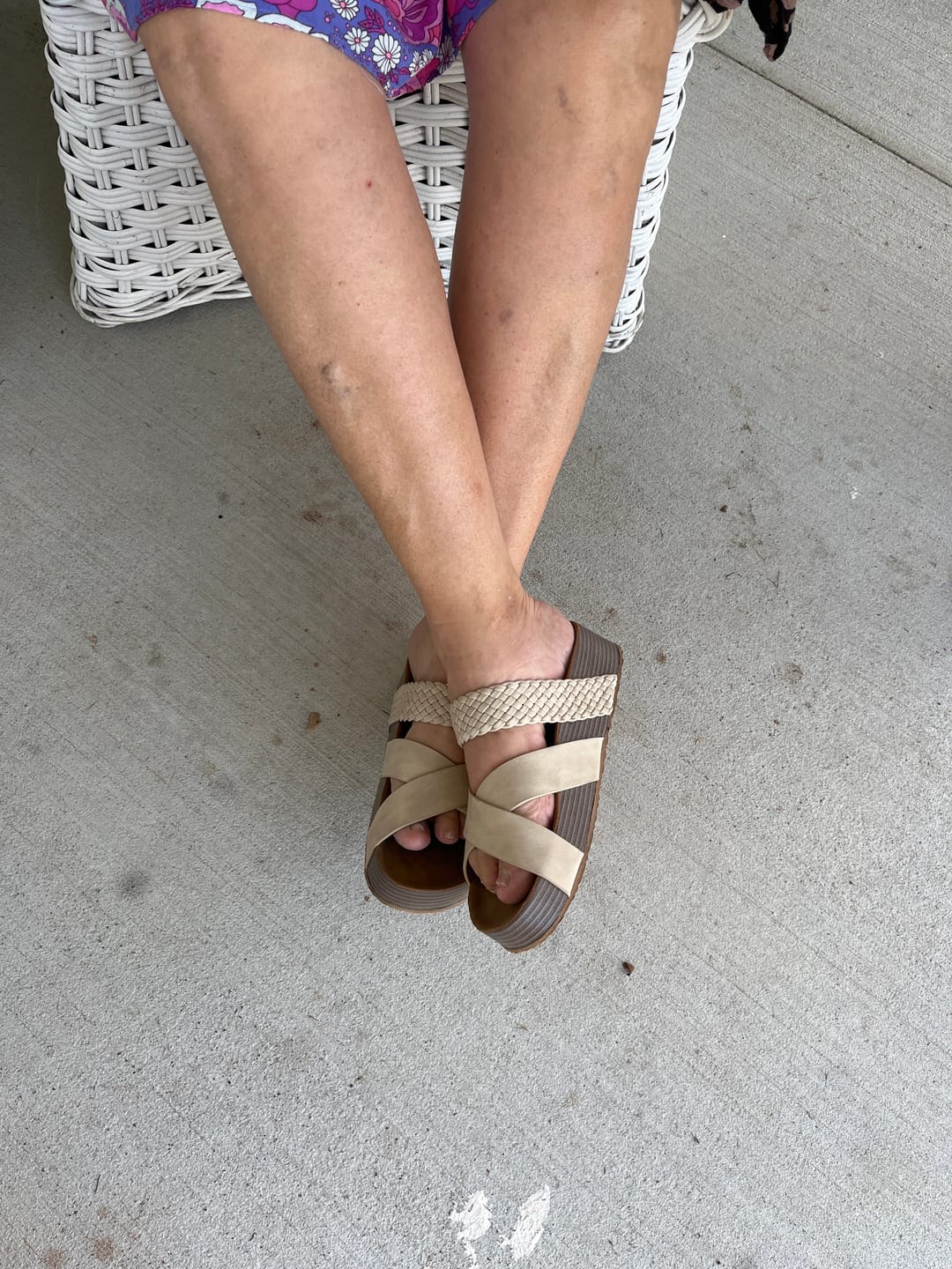 Customer photo review of Sienne Sandal - White