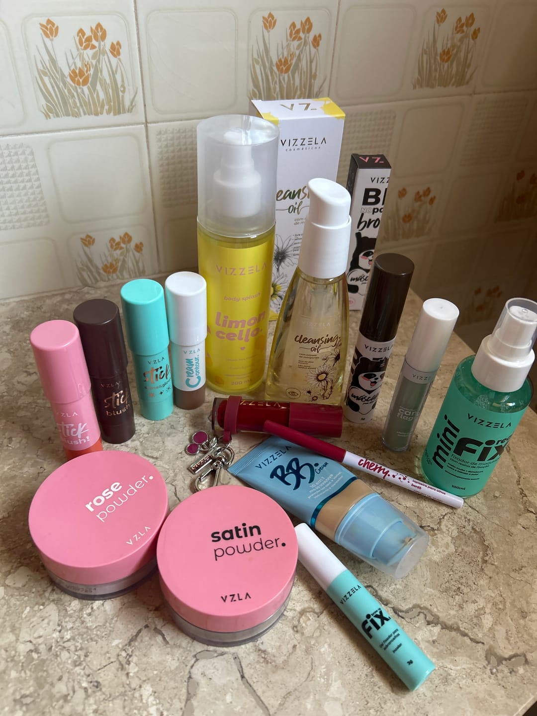 Customer photo review of Mini Fixador De Maquiagem Real Fix