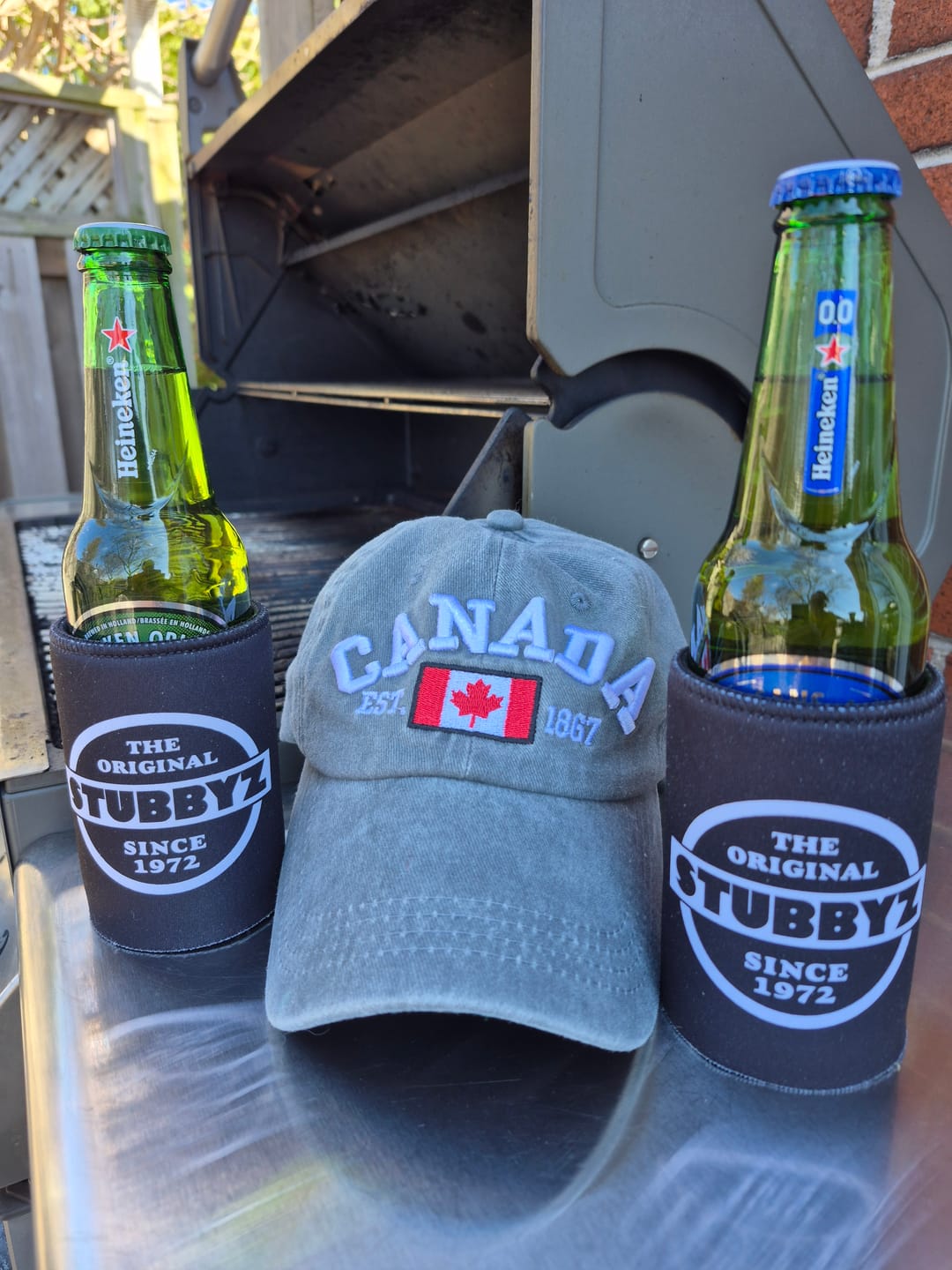 Customer photo review of The Original Stubbyz Stubby Cooler (Black)
