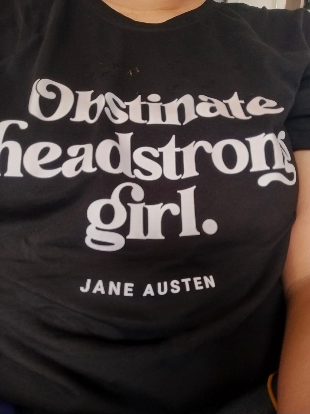 Customer photo review of Obstinate Headstrong Girl: Statement Tee