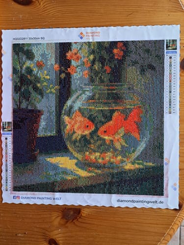 Kundenbewertung mit Foto zu Goldfischglas