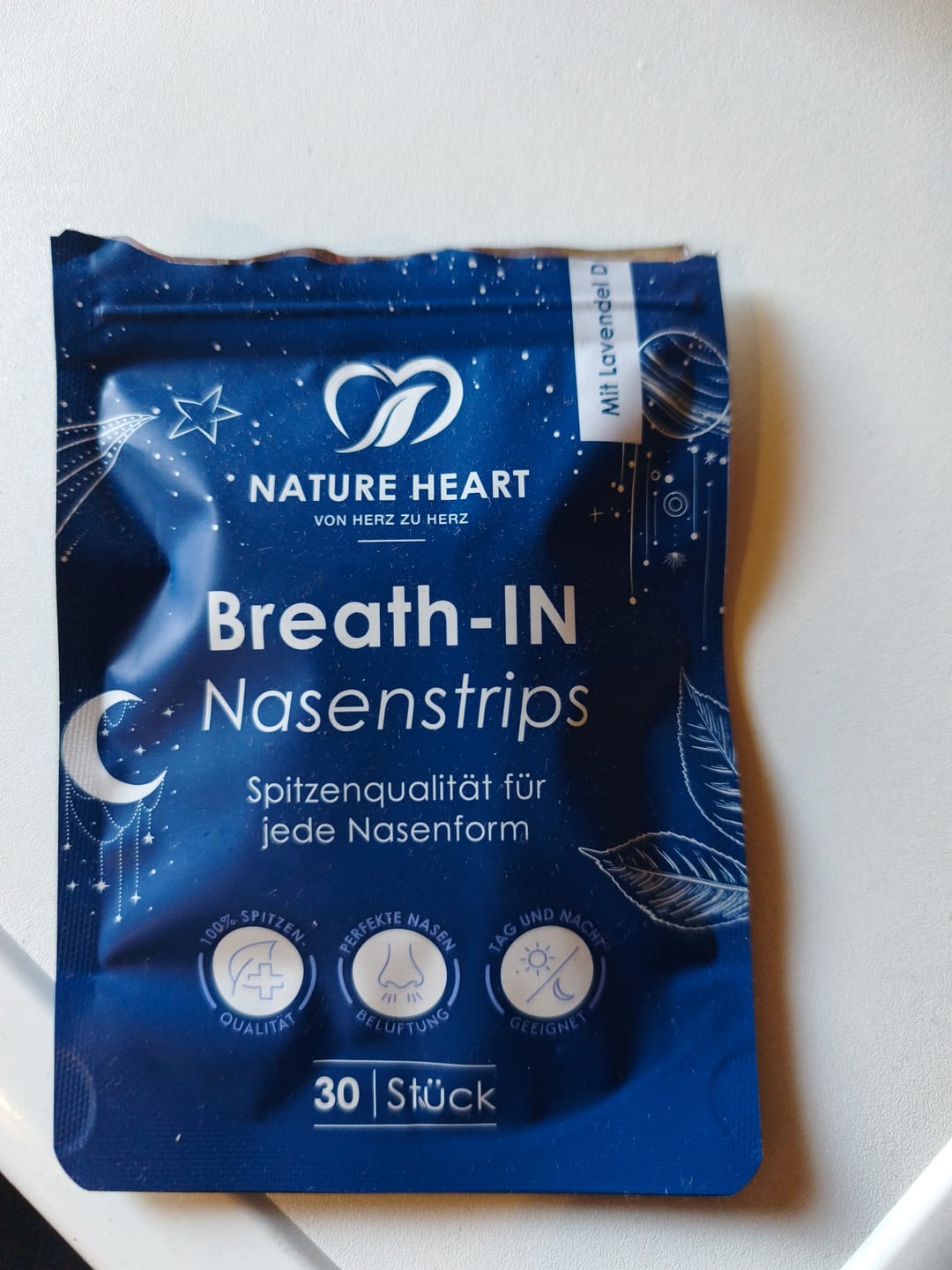 Customer photo review of Nasenstrips - Breath-IN