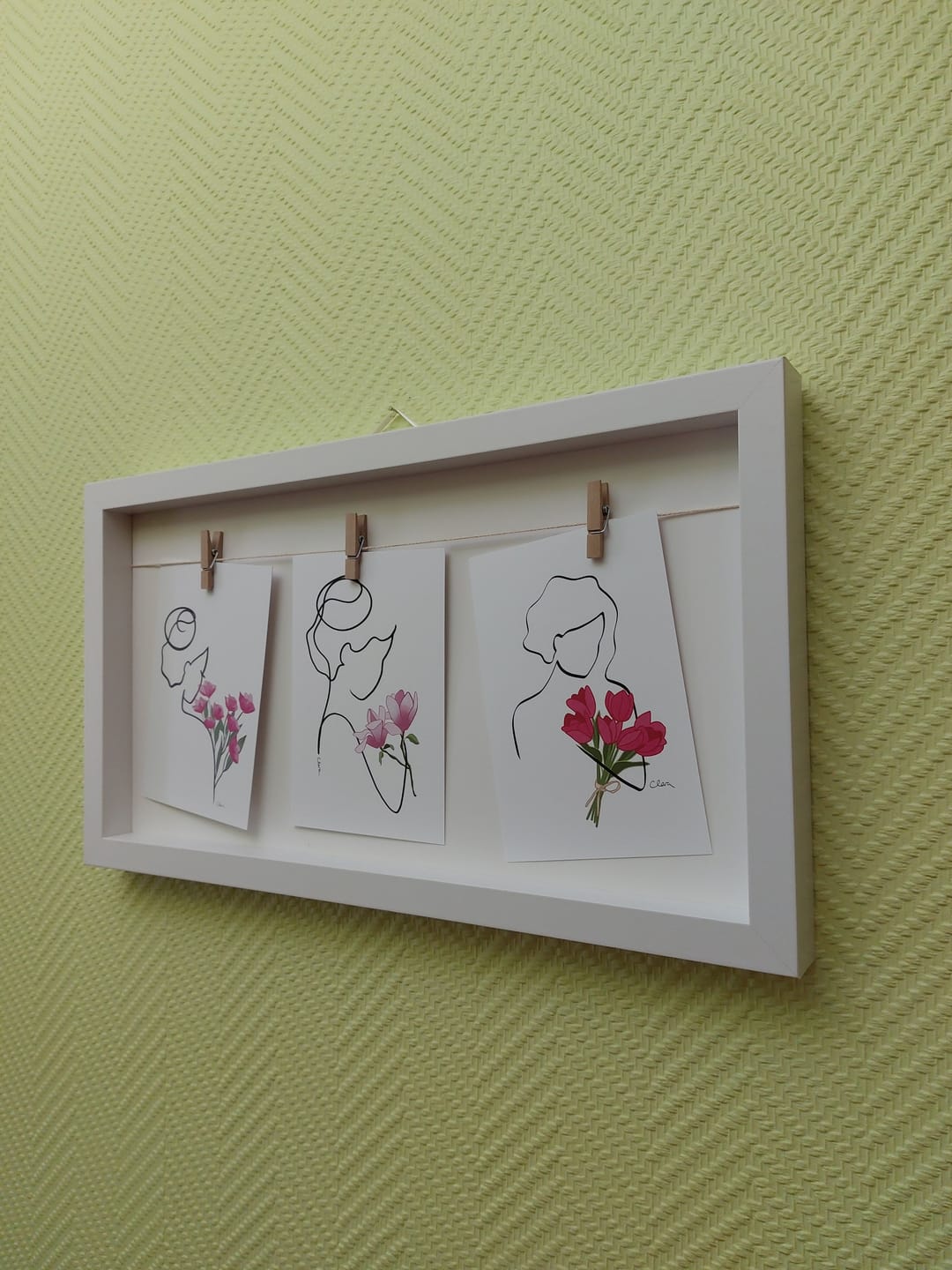 Customer photo review of PreOrder- Kunstkarten 10er Set Frauen in der Blüte