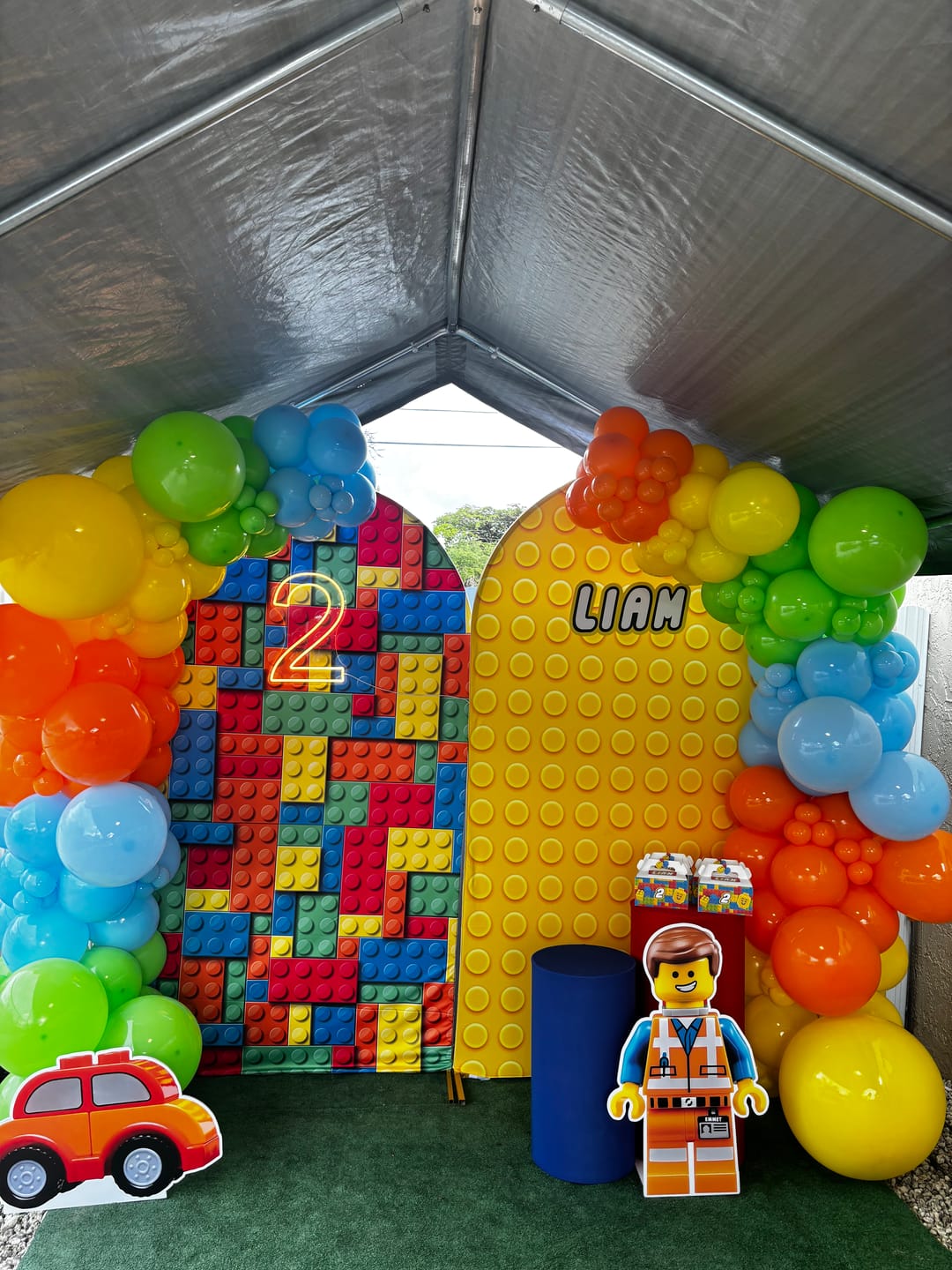 Customer photo review of Customization Birthday Wedding Baby Shower Bridal Decade Party Arch Backdrop Wall Cloth Cover