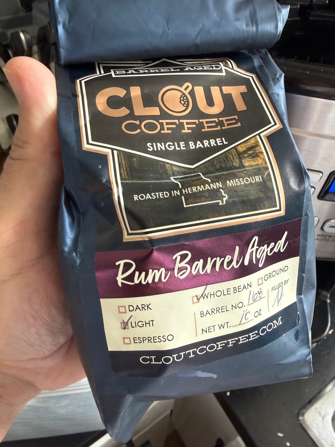 Customer photo review of Rum Barrel Aged | 16oz