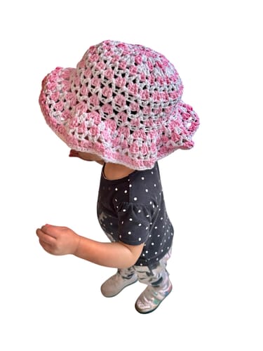Customer photo review of The Kelp Bucket Hat Pattern