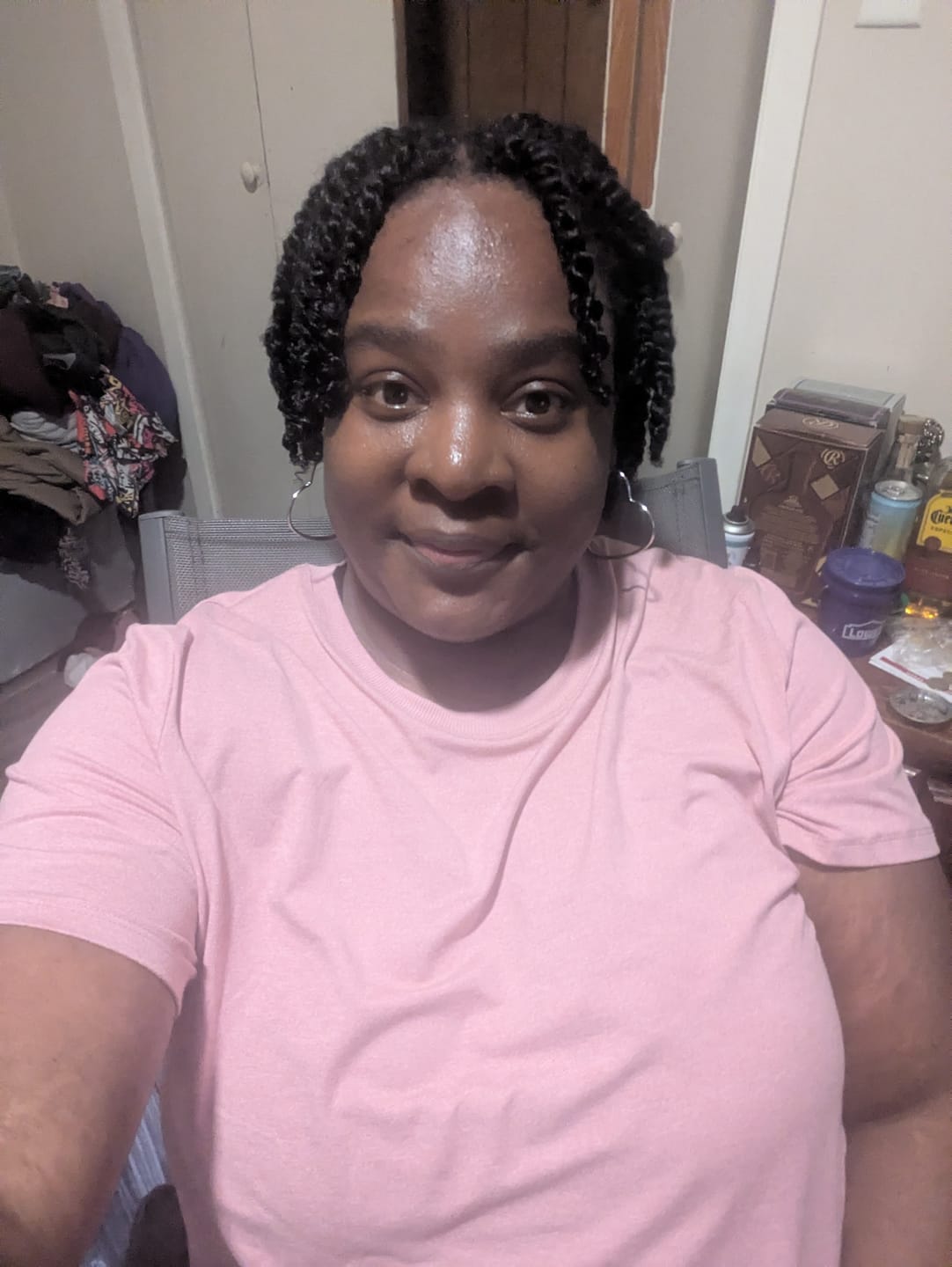 Customer photo review of Moisture N Slip Curling Cream