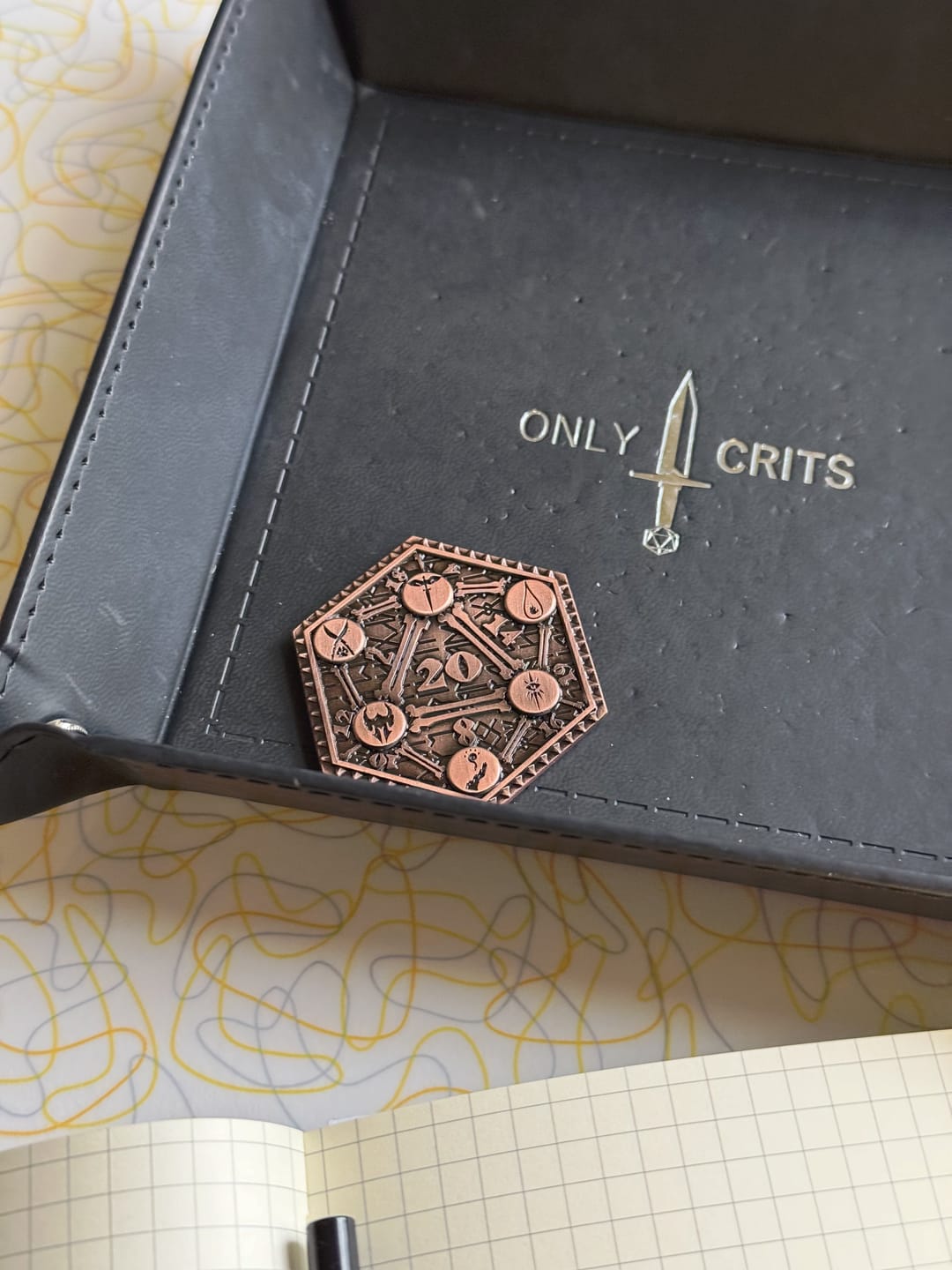 Customer photo review of Metal Inspiration Coin
