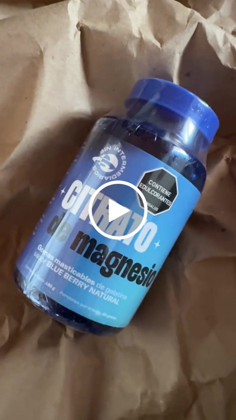 Customer video review of Gomas con Citrato de Magnesio