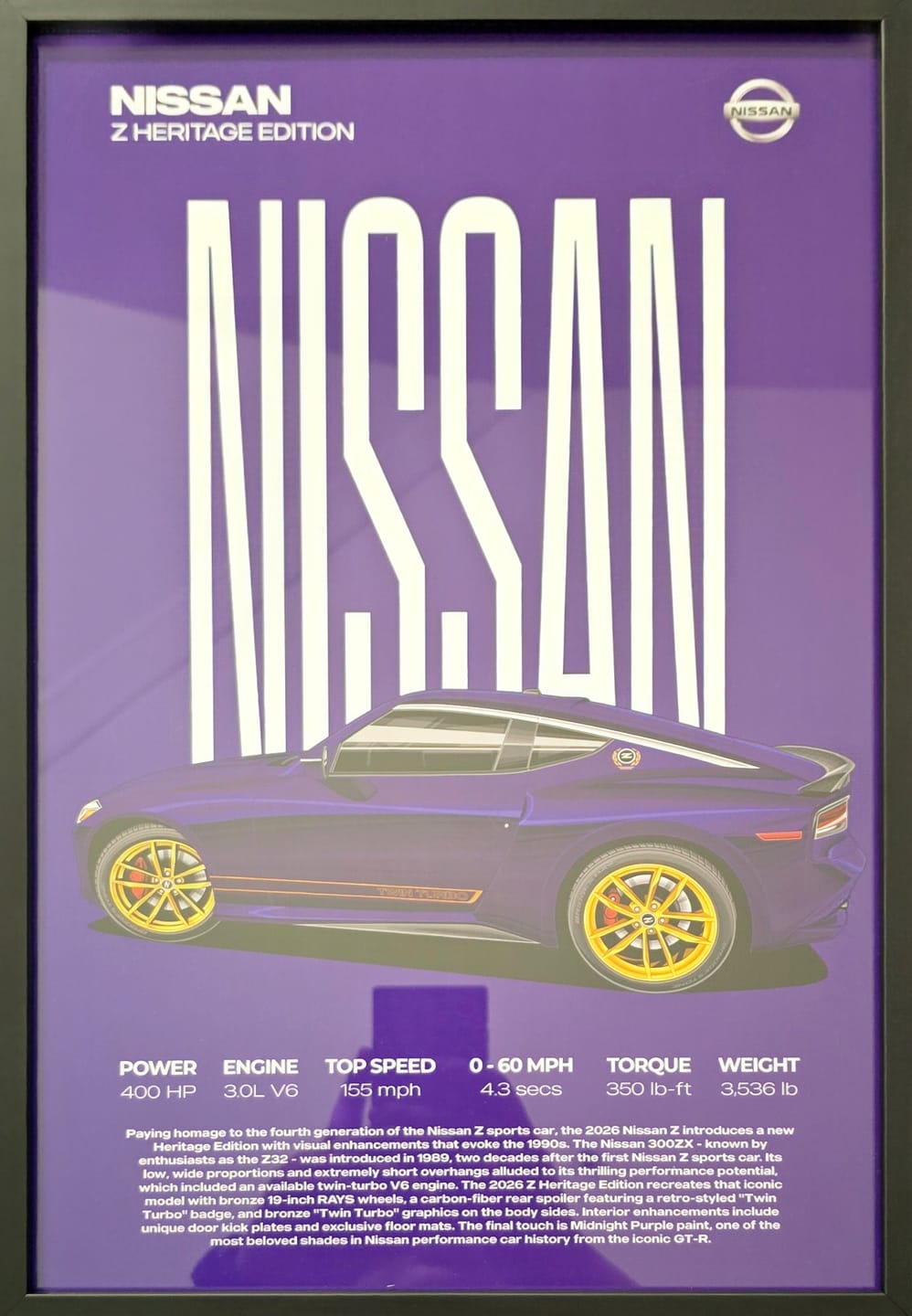 Customer photo review of Custom Car Illustration Artwork – Artist Handmade