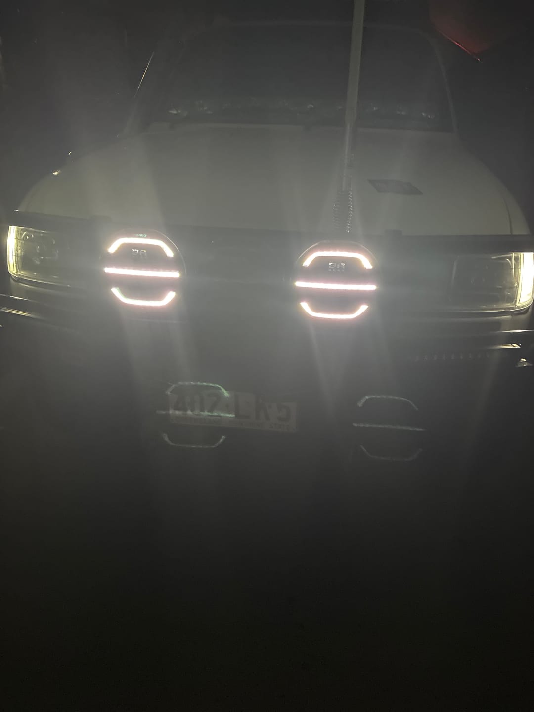 Customer photo review of Covert 9 Inch LED Driving Lights (PAIR W/HARNESS)