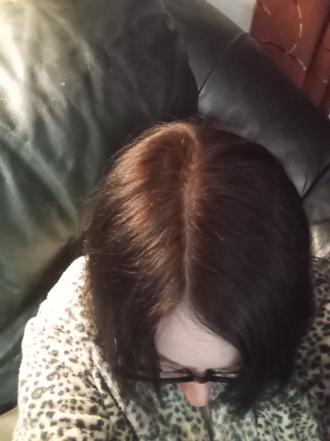 Customer photo review of Instant Dye Shampoo