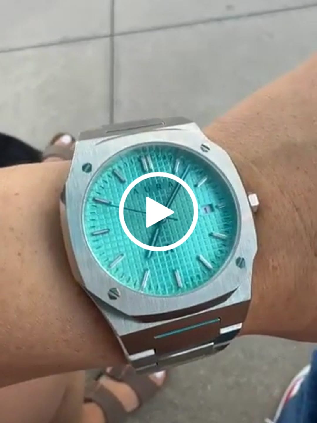 Customer video review of Date 004: Steel/Turquoise Unisex