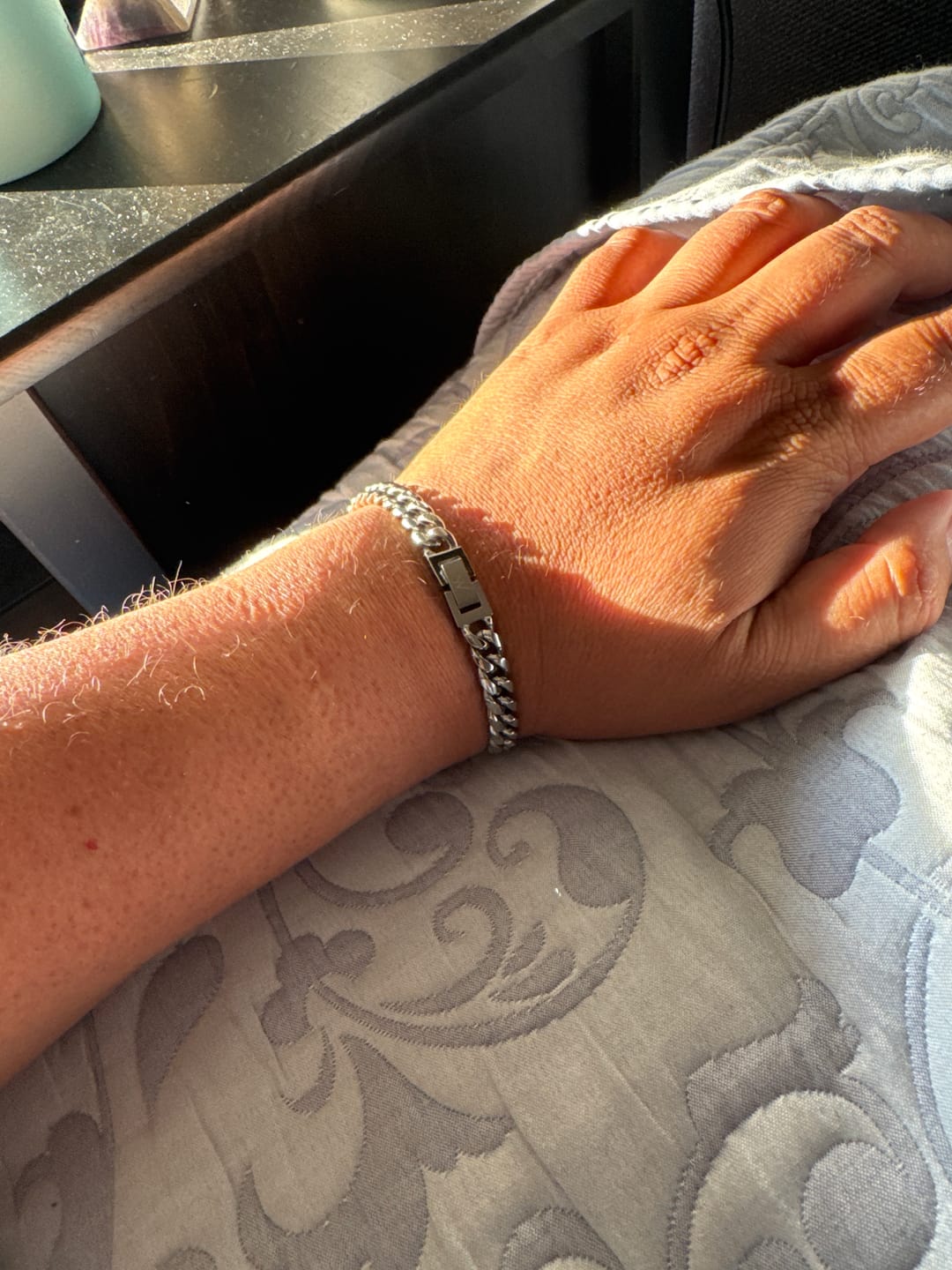 Customer photo review of Pulsera Cuban 8mm