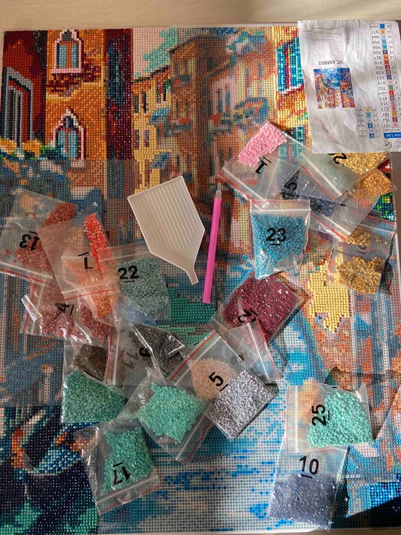Customer photo review of Elmas Tabloları (40x50)