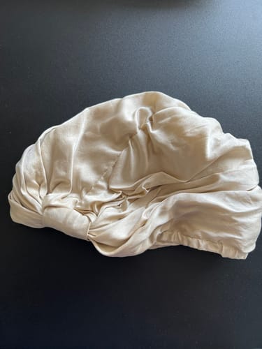 Customer photo review of Turbante de Seda