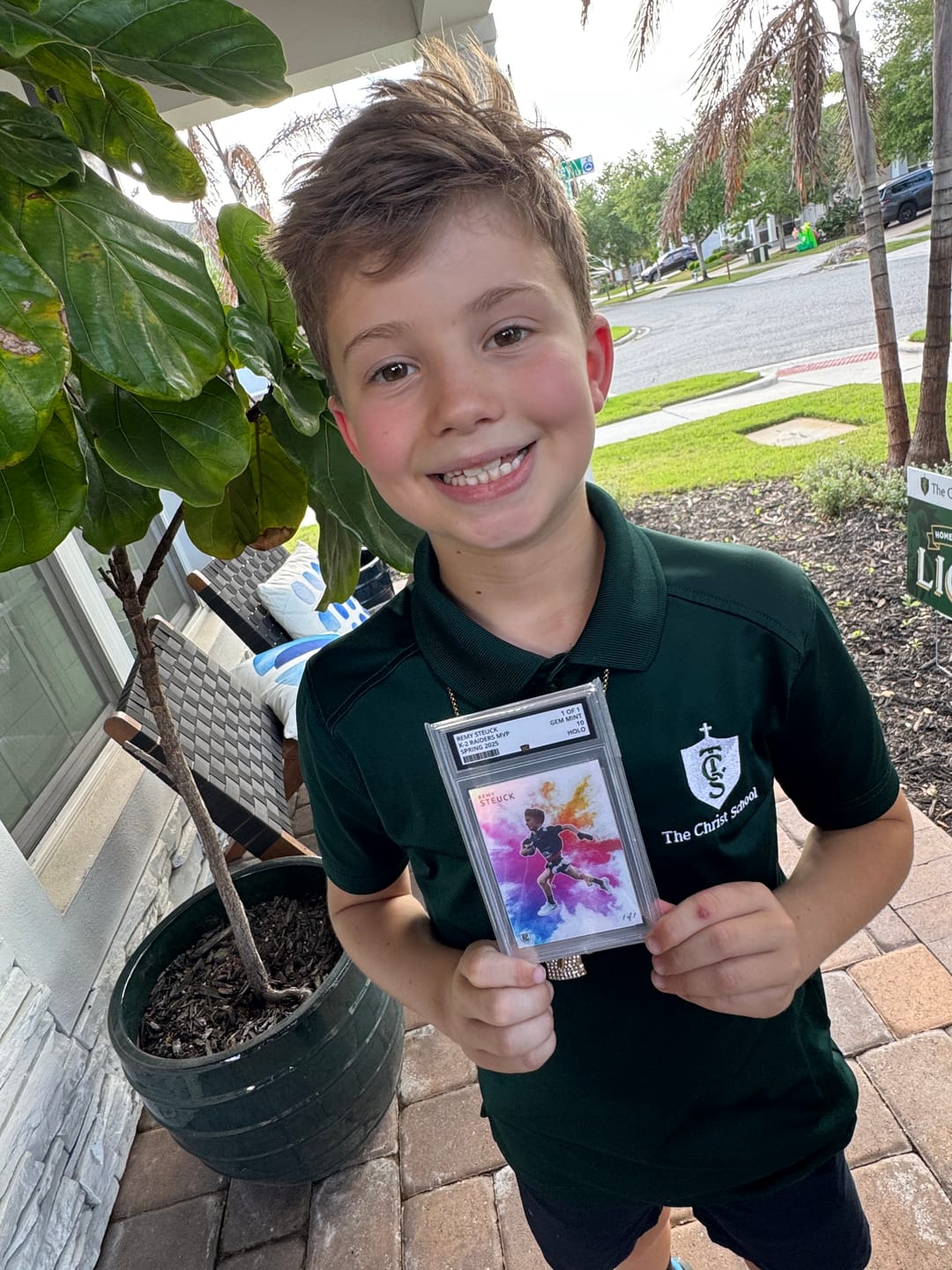 Customer photo review of Custom Graded Card